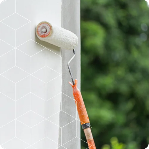 Malerarbeiten mit Präzision